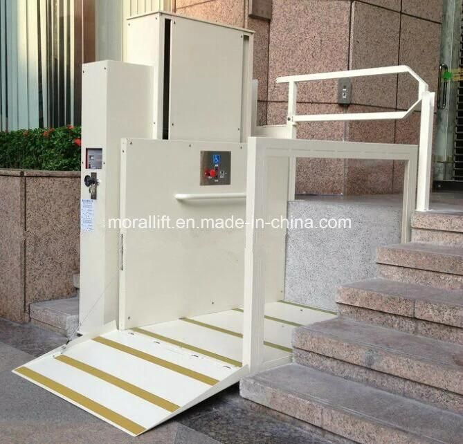 Hydraulic spraying plastic manual wheelchair stair lift