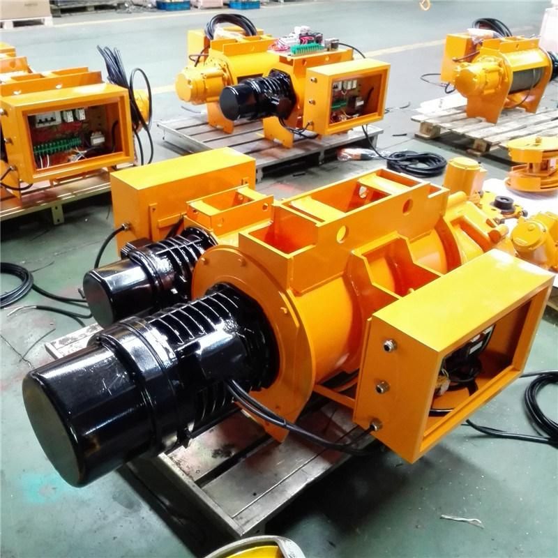 Double Speeds 10ton Wire Rope Hoist with Trolley