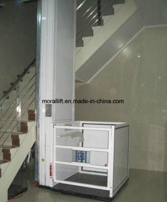 Hydraulic portable vertical lift wheelchair lift for home use