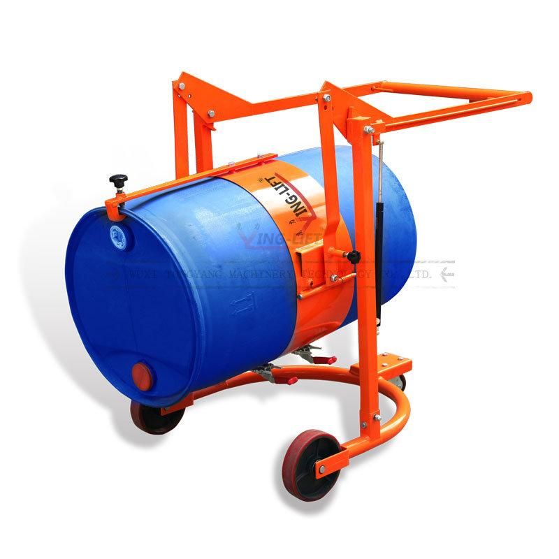 55 Gallon China Manulal Oil Mobile Drum Carrier Drum Dolly Drum Trolley with Tilter