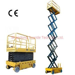 5-14m Hydraulic Battery Power Electric Scissor Sizer Lift Self Propelled Man Lift Aerial Working Platform
