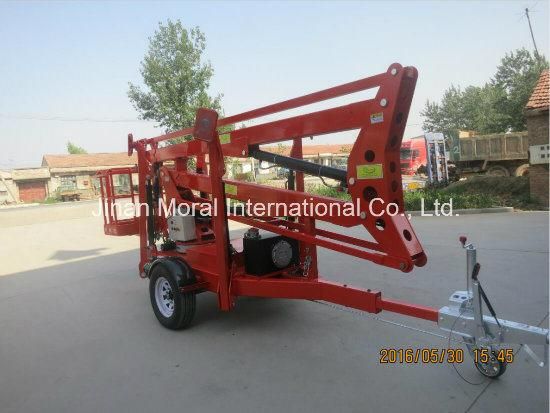 Towed Hydraulic Articulating Boom Lift