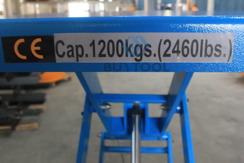 Capacity 800kg Strong Battery and Powerful Hydraulic Pump Electric Lifting Table