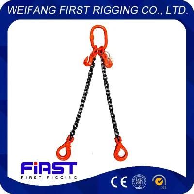 High Sterength Chain Sling Triple Leg with Grab Hooks