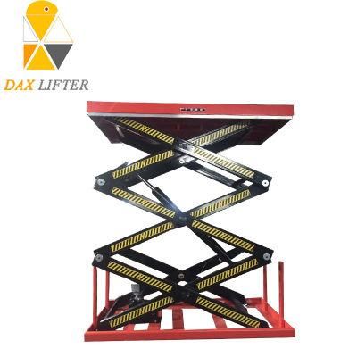 Three Scissor Efficient Superior Steel Structure Lift Table for Sale