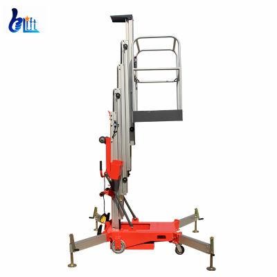 Single Mast Aluminum Aerial Platform Hydraulic Lift Table