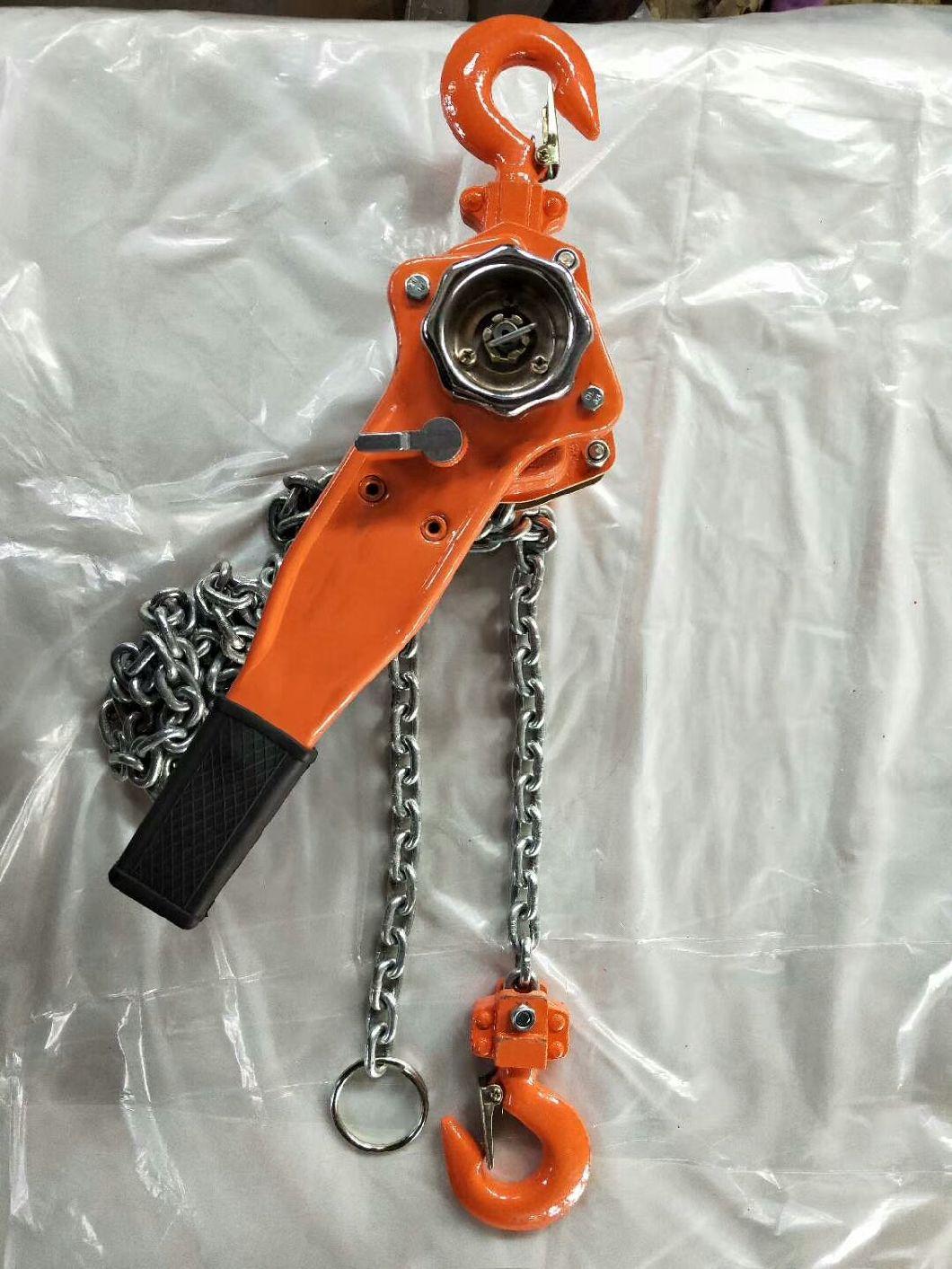 Hand Pulling Manual Chain Hoist Crane Hand Lifting Chain Block with Hook Manual Chain Hoist and Handchain Pulley Block Manual Lever Chain Hoist Crane