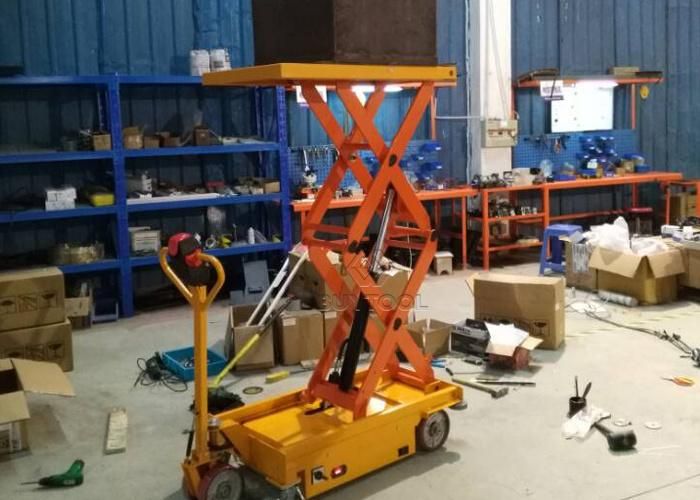 500kg Full Electric Hydraulic Heavy Duty Self-Propelled Mobile Scissor Lift Tables