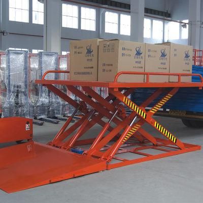 Shandong, China Building Crane Hydraulic Goods Electric Scissor Lift Table
