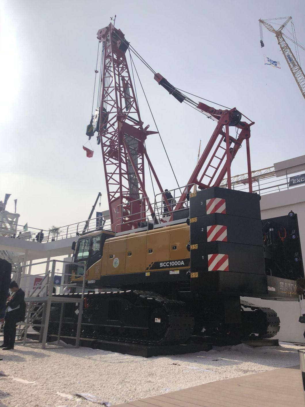 Boom Length 64m Mobile 100 Ton Crawler Crane (SCC1000A)