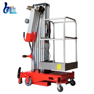 High-End Single Mast Aluminum Alloy Lifter with Four Outrigger Interlock Function