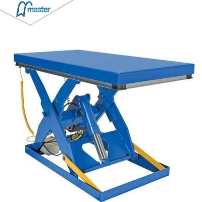 Factory Price 1-4 Tons Heavy Duty Electric Manual Hydraulic Scissor Lift Table with High Quality