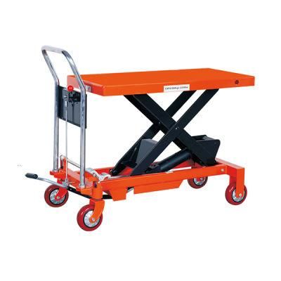 Portable Manual Hydraulic Scissor Lift Table Truck