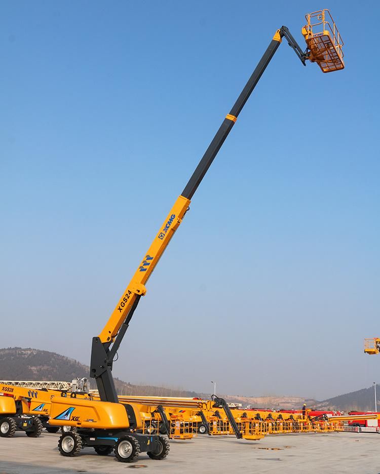 XCMG Official 24m Telescopic Boom Lift Xgs24 China Mobile Hydraulic Boom Lift Platform for Sale