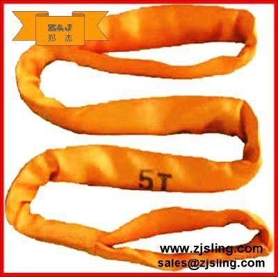 5t Eye-Eye Polyester Flexible Round Sling (can be customized)