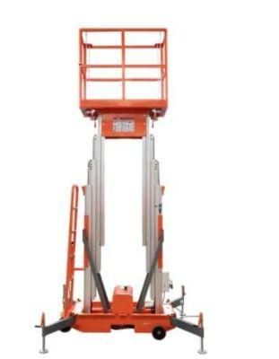 10m Mobile Telescopic Aluminum Alloy Working Ladder Lifting Platforms for Sale