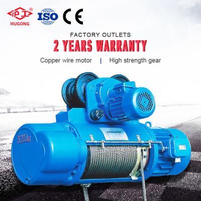 High Quality CD1 Type Electric Wire Rope Hoists Steel Cable Electric Winch