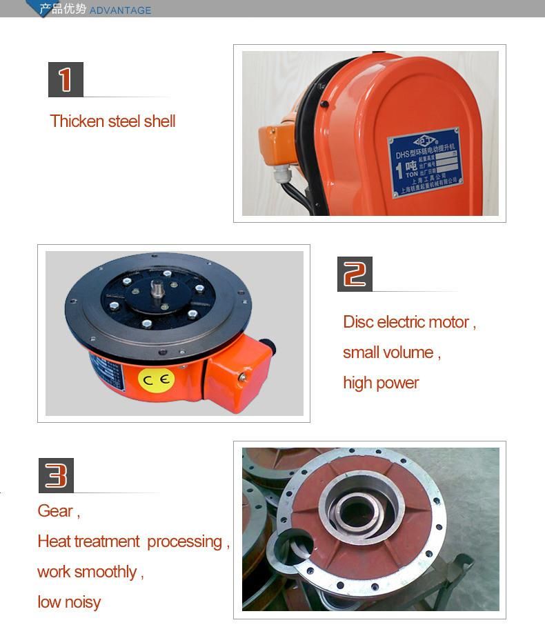 Hot Sell China Factory High Quality 1ton 2ton 3ton 5ton 10ton Manual Chain Hoist