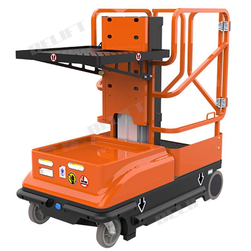 6m Electric Aerial Goods Lift Platforms Automatic Stock Picker