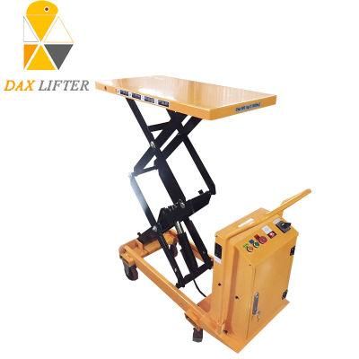 China Daxlifter Construction Equipment Hydraulic Electric Two Scissor Lift Table