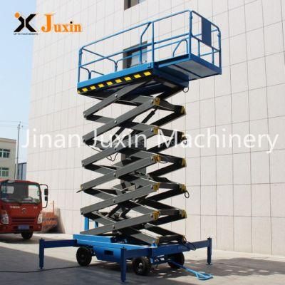 Hydraulic Aerial Lift Platform Mobile Man Lift Manual Scissor Lift