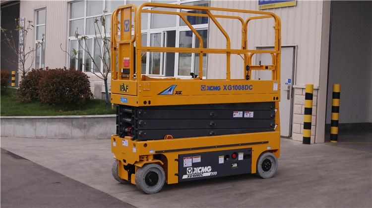XCMG 10m Sale Electric Scissor Lift Mobile Lifting Platform