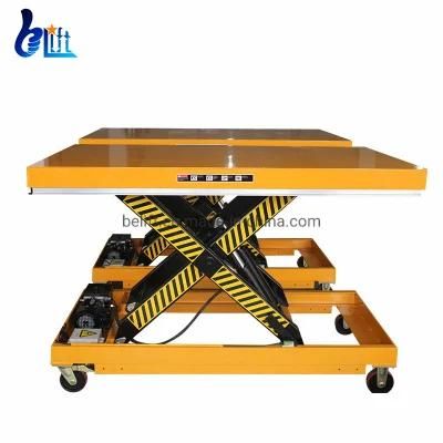 Mobile Small Warehouse Portable Electric Hydraulic Scissor Lift Tables