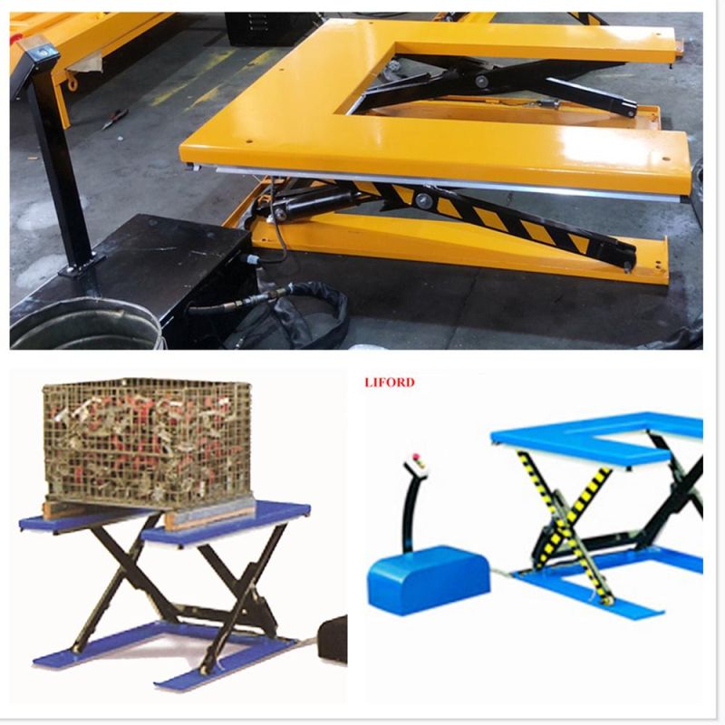 Heavy Duty " U" Shaped Electric Hydraulic Scissor Lift Table