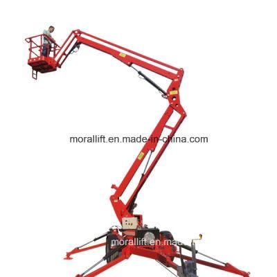 Hydraulic trailer aerial work boom lift for sale