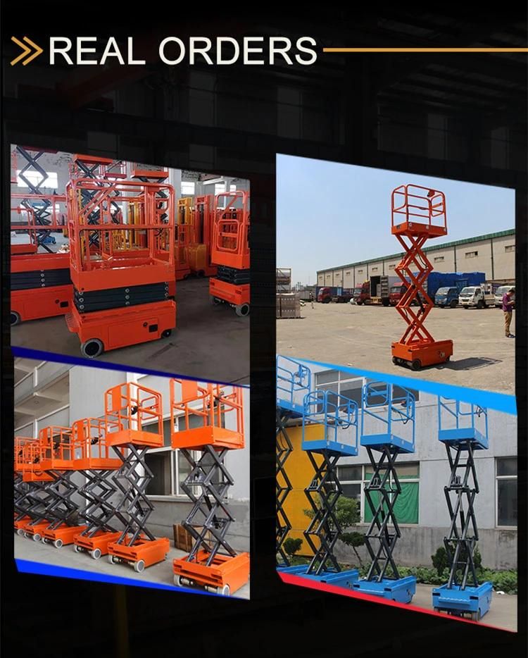 3-3.9m Platform Height Load 300kg Mini Self Mobile Table Lift Lifting Machine for Construction