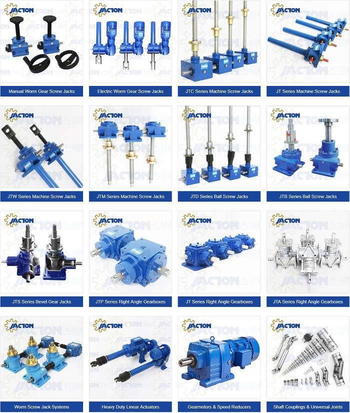 Electric Motor Driven Worm Gear Screw Jack for Lifting Systems