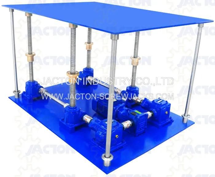 Videos for How Does a Screw Jack Lifting System Work? Worm Gear Screw Jacks Lifting Platform Videos for Customers Orders