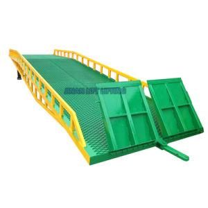 Factory Hydraulic Mobile Container Load Ramp Container Unloading Ramp for Forklift