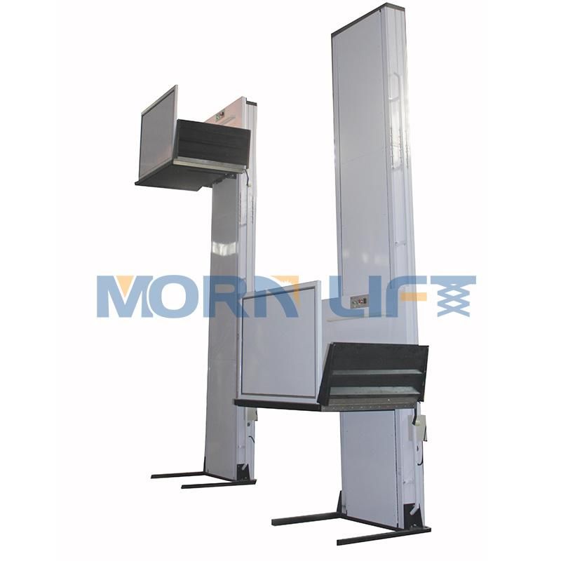 Morn Home Elevator Vertical Wheelchair Platform Lift for Disabled People