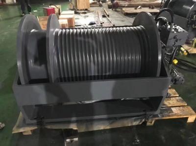 5 Ton Hydraulic Fishing Winch Installation on Barge Boat