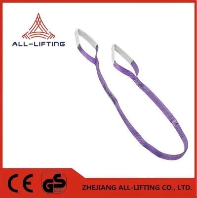 1 T Polyester Duplex Flat Webbing Slings Eye to Eye En1492-1