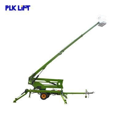 Quality Multi Joint up-and-Over Aerial Access Towable Boom Lifter