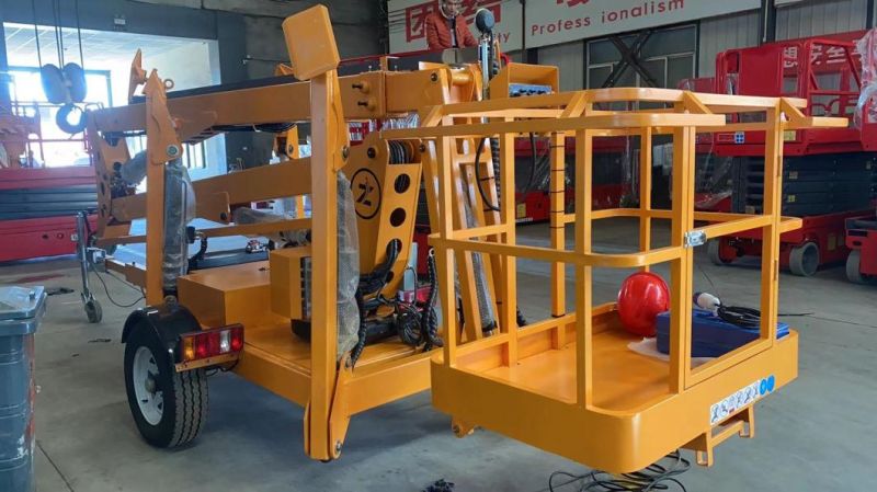 Articulating Man Lift Self-Propelled Crane Boom Lifter Crank-Arm Lifting Platform for Sale Factory Price