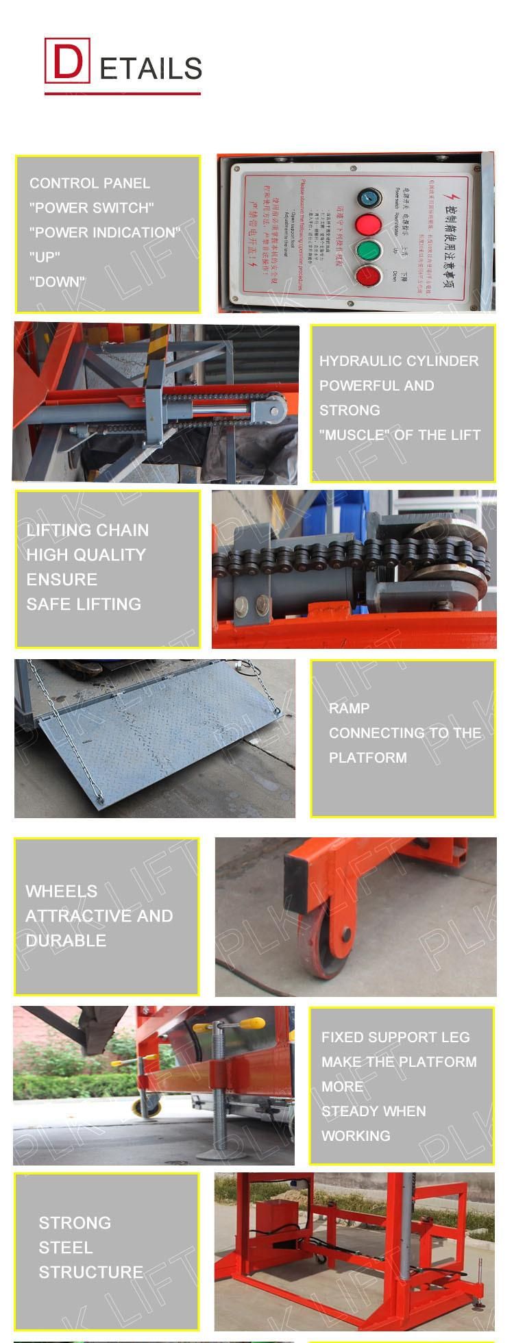 Cheap Movable Truck Container Loading Platform Lift for Sales