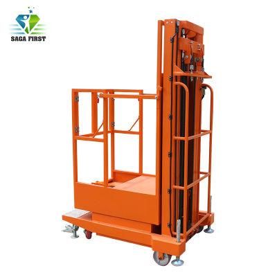 Semi Electric Order Picker Lift Hydraulic Lifting Equipment