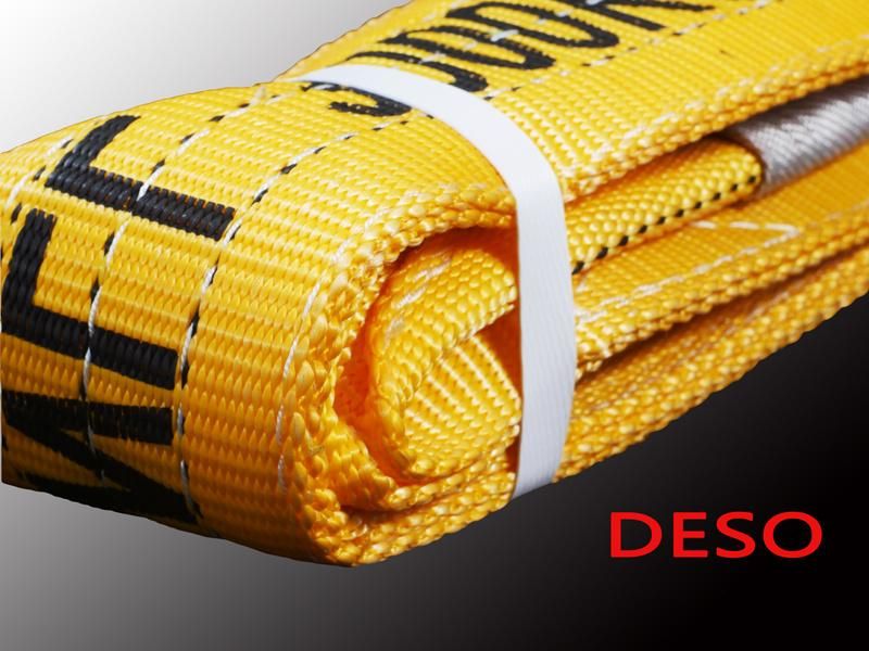 Different Colors Nylon / Polyester Flat Webbing Sling for Lifting