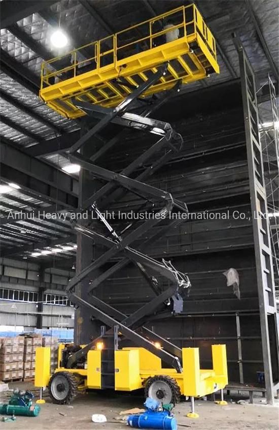 Sunward Cross Country Scissor Type Aerial Working Platform Swsl1623rt for Sale