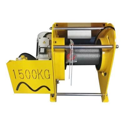 CE Approved 380V 200m Wire Rope Electric Other Winch 5ton with Double Drums and Overload Clutch for Construction Site