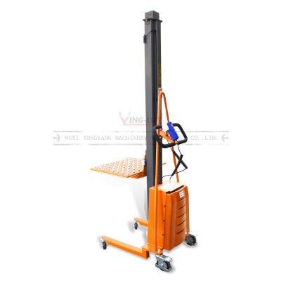 Min Semi Electric Stacker, Work Positioner, Roll Lifter, Light Weight Stacker, Material Handling Equipment