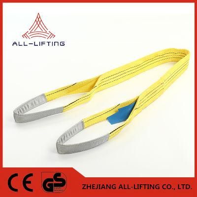Double Ply Flat Polyester Webbing Sling with Lifting Eyes