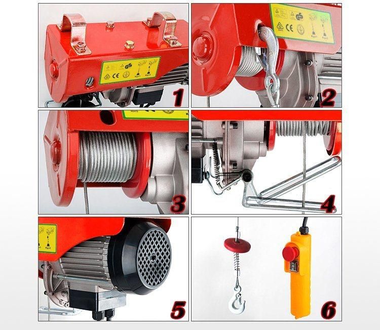 Mini Electric Hoist 100kg with Emergency Stop Button