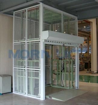 Good Warehouse Hydraulic Electric Cargo Lift with Safety Fence