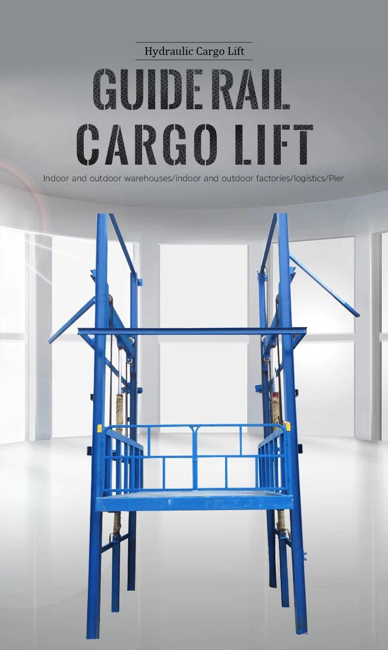 Mini Hydraulic Warehouse Freight Cargo Elevator Lift