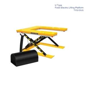 Stationary Fixed Electric Scissor Lifting Platform / Safety Lifting Truck / U Type