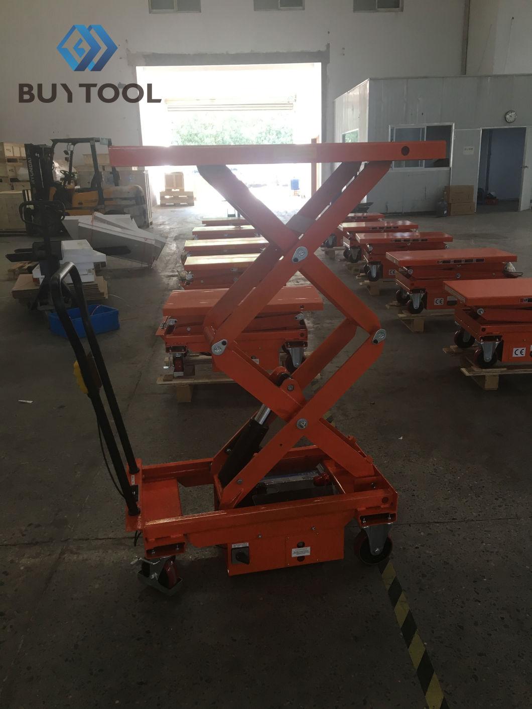 Feeding Fable on Assembly Line Mobile Transportation Lift Table